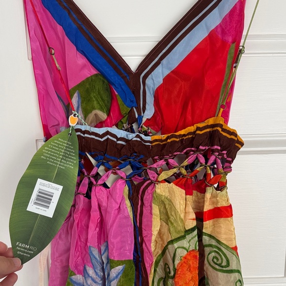 FARM Rio Vibrant Multicolor Maxi Dress - Picture 2 of 3